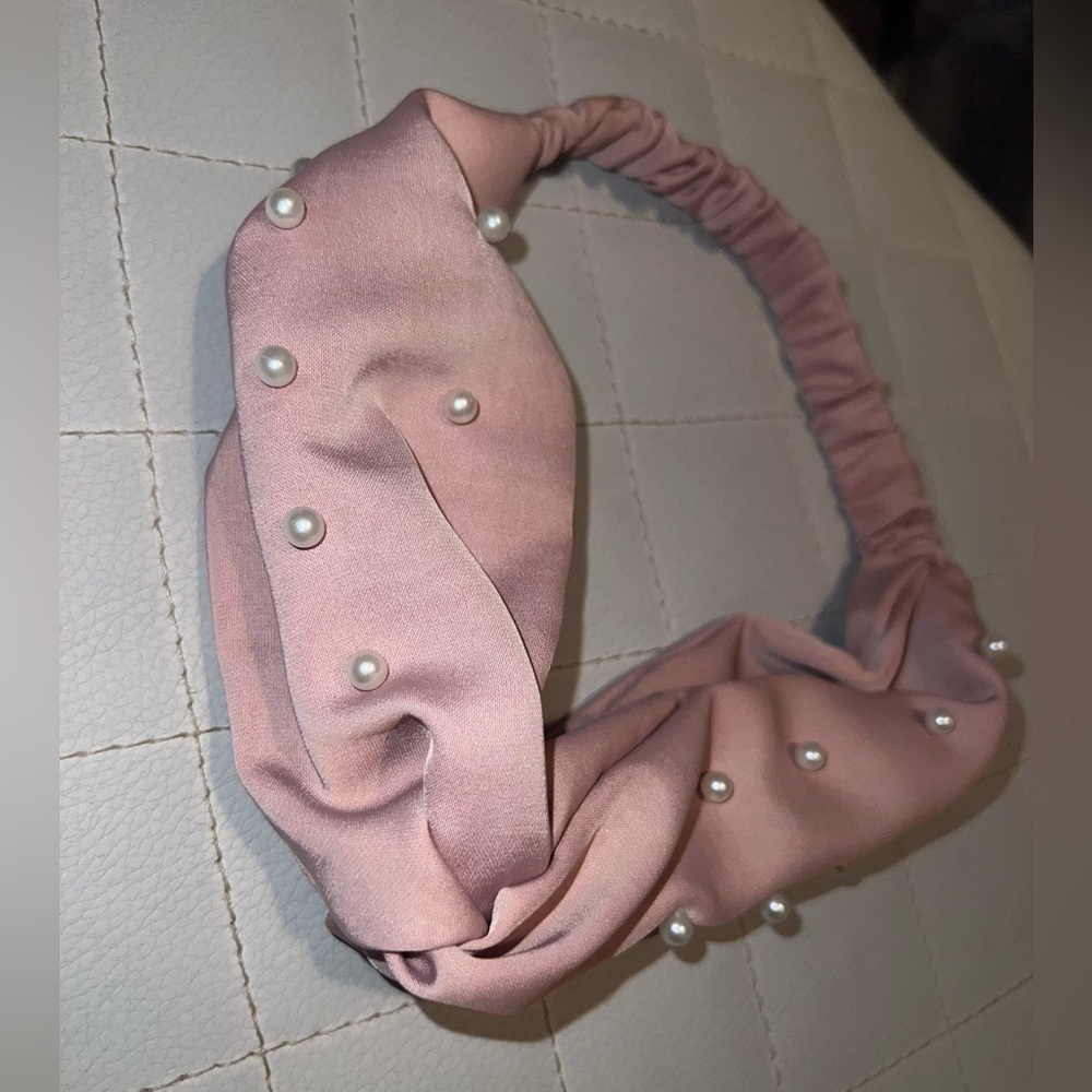Pearl Satin Headband